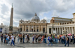 Homeless get the right to shower next to St Peter’s square